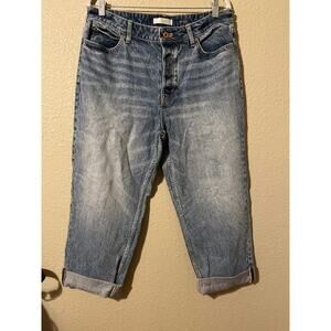 Rye grass women’s straight buttonfly jeans